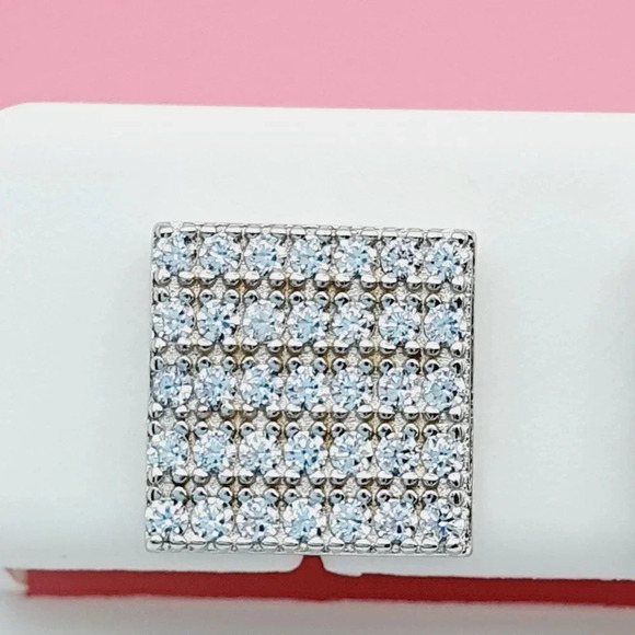 - "925 Sterling Silver Cubic Zirconia Earrings, U19254522 - Picture 7 of 11